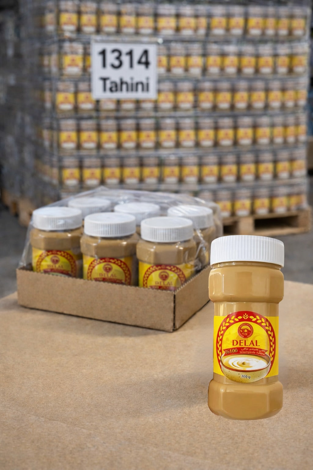 Tahini Palette – 219 Cases (1.314 Stück à 700 g) | Gastronomie & Großhandel