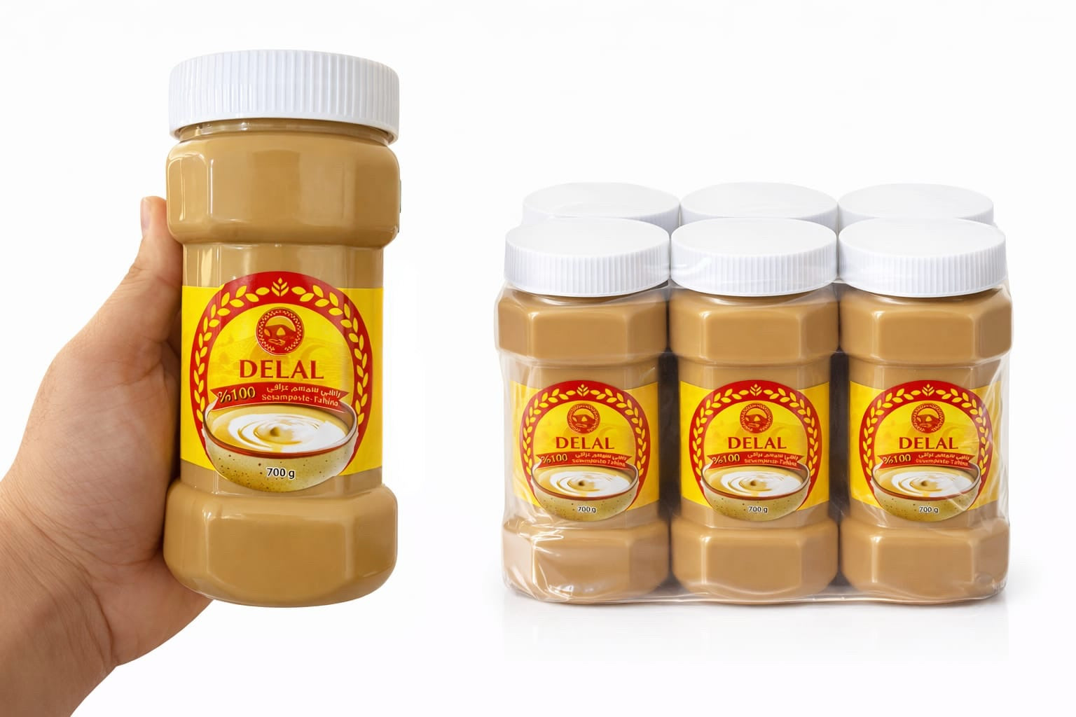 Tahini Palette – 219 Cases (1.314 Stück à 700 g) | Gastronomie & Großhandel